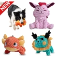 Squeaky Plush Dog Toys Pack for Puppy