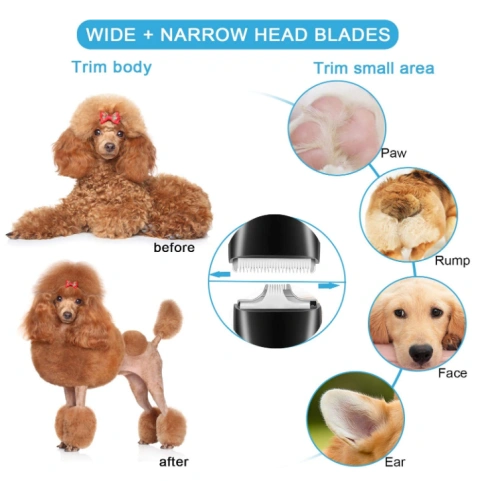 2 in 1 Dog Clippers Washable