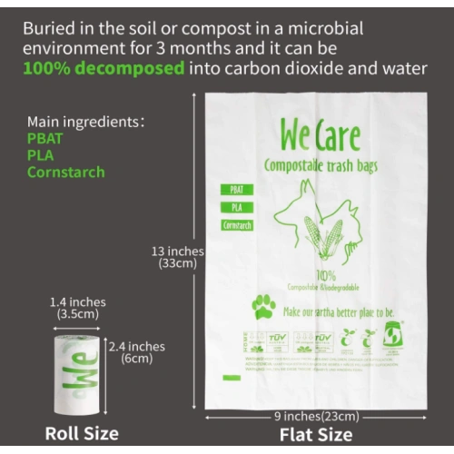 180 Counts Leak-Proof Poop Bags for Pet Dog