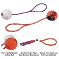 2 Pcs Dog Training Ball on Rope