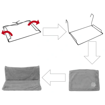 Cat Hanging Radiator Bed