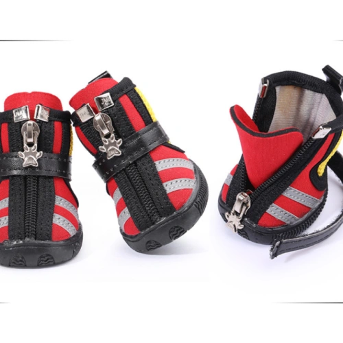 PU Leather Durable Dog Boots