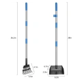 Long Handle Pet Poop Tray and Rake Set