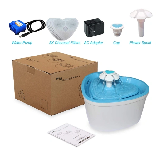 2L Super Quiet Flower Automatic Electric Water Fountain