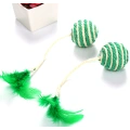 Dog Cat Feather Toys