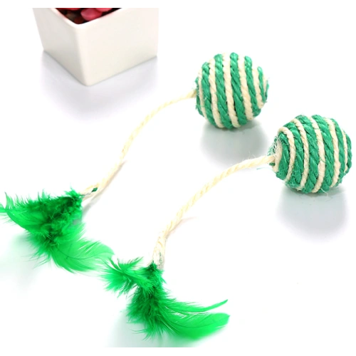 Dog Cat Feather Toys