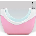 Plastic pet bath tub for dog shower