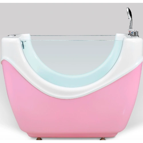 Plastic pet bath tub for dog shower