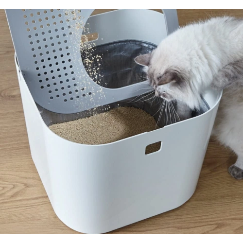 Cat Pet Litter Box Includes Reusable Liner