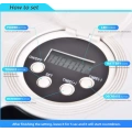 Timed Feed 6 Meal Trays Pet Feeder