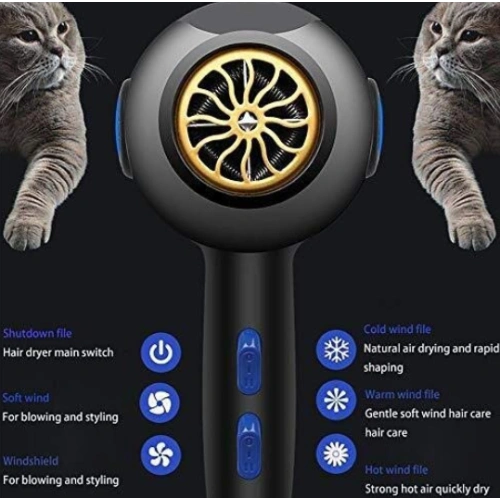 Variable Speed Pet Grooming Hair Dryer