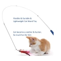 Interactive Cat Feather Wand