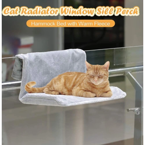 Cat Hanging Radiator Bed