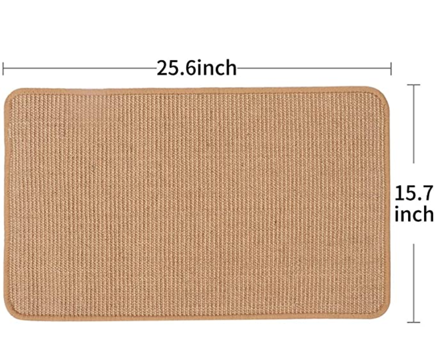 Natural Sisal Cat Scratcher Mat