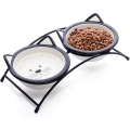 Ceramic Raised Pet Cat Bowls