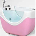 Plastic pet bath tub for dog shower
