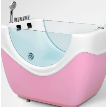 Plastic pet bath tub for dog shower