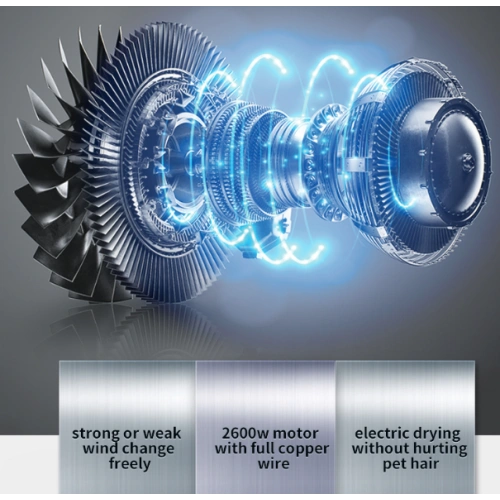 Vacuumc pet hair dryer