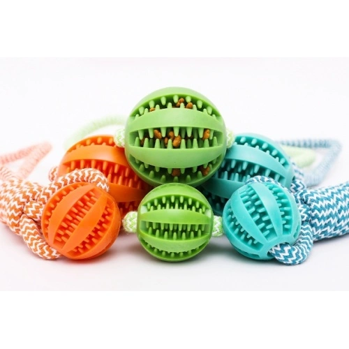 Rope Tugging & Ball Chew Dog Toy