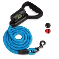 Double handle printed dog leash