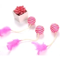 Dog Cat Feather Toys