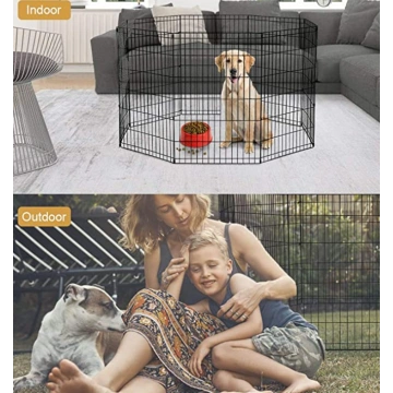 8 Panel Metal Pet Playpen