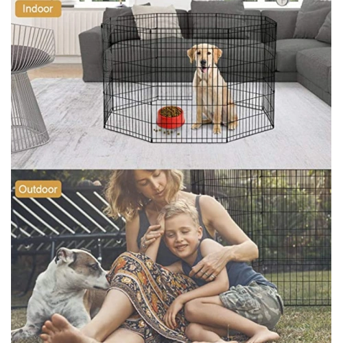 8 Panel Metal Pet Playpen