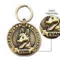 High-Relief Copper Dog Tag