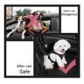 Elastic Bungee Dog Seat Belt Harness