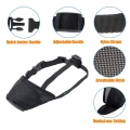 Mesh Dog Muzzle with Overhead Strap
