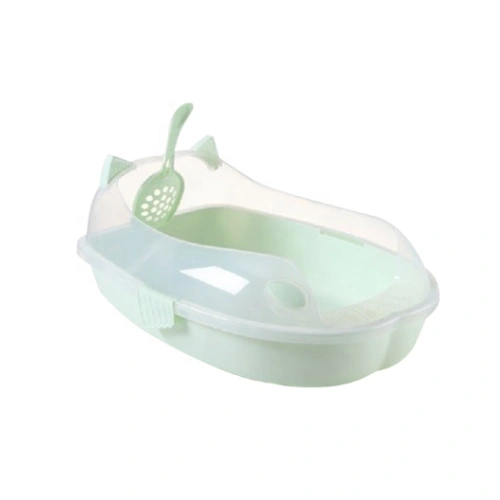Plastic Cat Litter Box With Poop Scoop