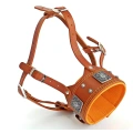 Soft Padded Leather Dog Muzzle