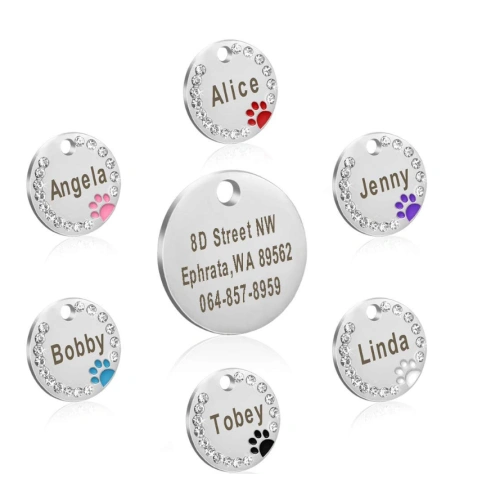 Stainless Steel Pet ID Tags