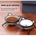 Ceramic Raised Pet Cat Bowls