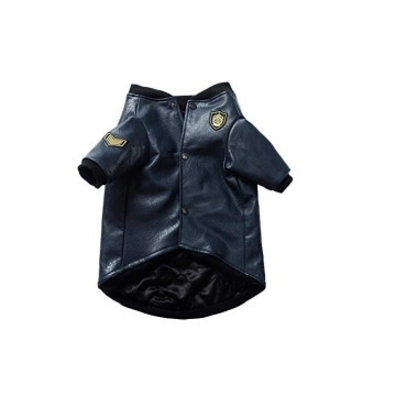 Leather Dog Jacket Pet Clothes