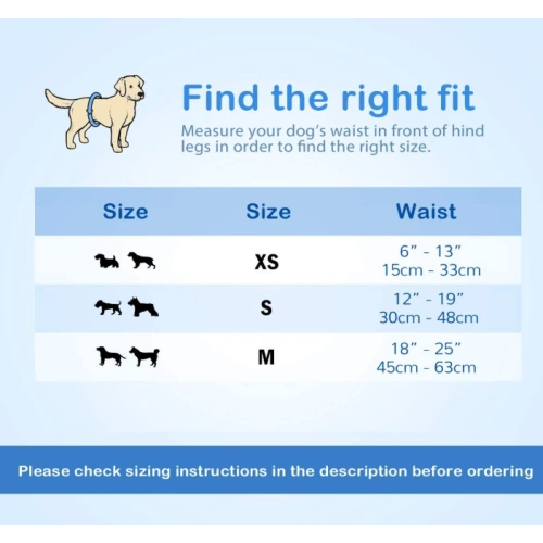 Disposable Dog Diapers for Male Dogs