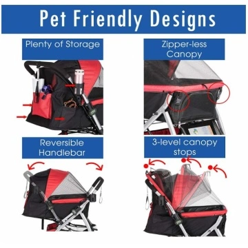 Pet Travel Stroller for Small Animals