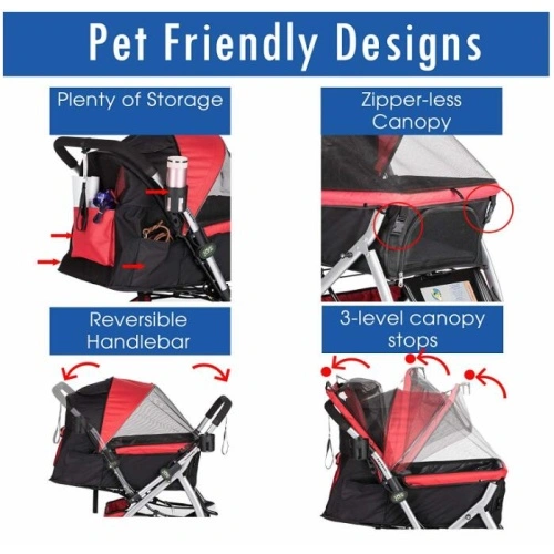Pet Travel Stroller for Small Animals