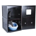 Double-Decker Pet House Litter Box