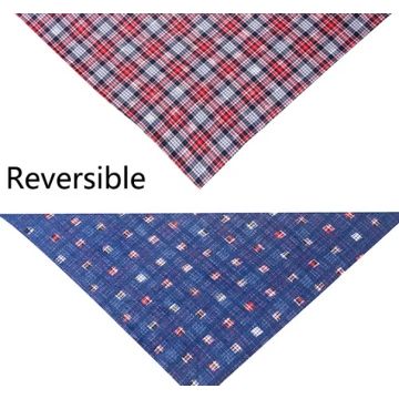 High Quality Reversible Dog Bandana