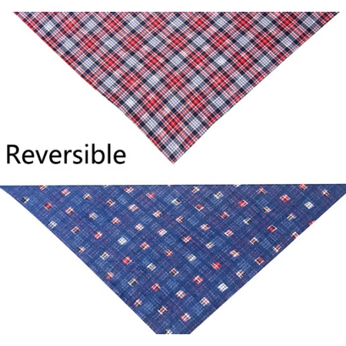 High Quality Reversible Dog Bandana